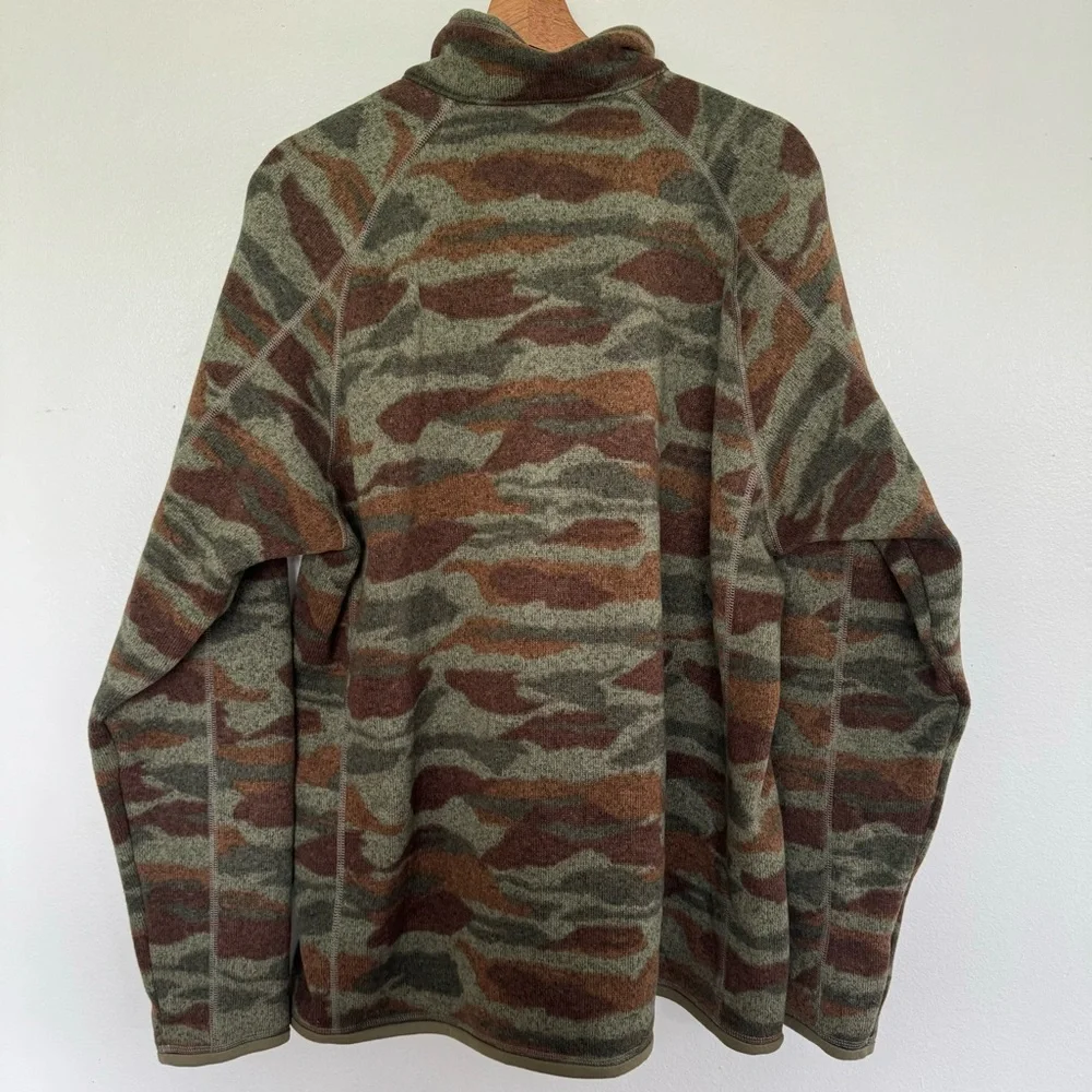 Patagonia Better Sweater Adult XL Camo 1/4 Zip Fleece Outdoor Mens 25523 BWSK - Picture 5 of 10